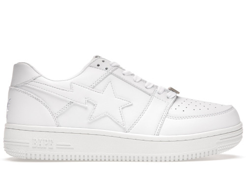 A Bathing Ape Bape Sta Low M2 White Leather (2020)