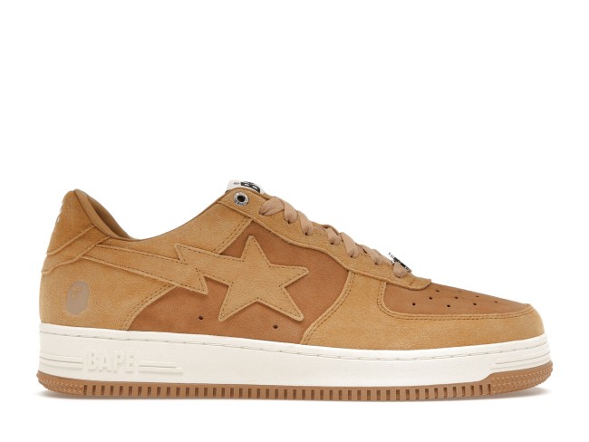A Bathing Ape Bape Sta Beige Suede
