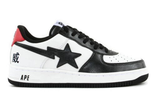 A Bathing Ape Bape Sta Low Evoke White