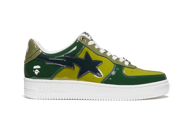 A Bathing Ape Bape Sta Low Color Camo Combo Green