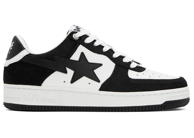 A Bathing Ape Bape Sta Black Calf Hair