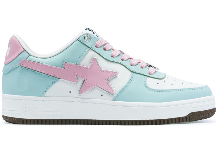 A Bathing Ape Bape Sta Low #4 Green Blue Pink