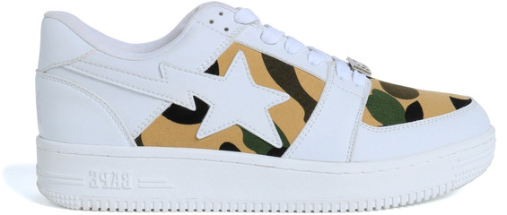 Bape 1st Camo Bape Sta Low White