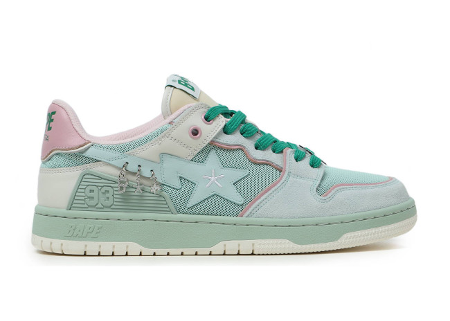 A Bathing Ape Bape SK8 Sta BAPY Minty Green (Women's)