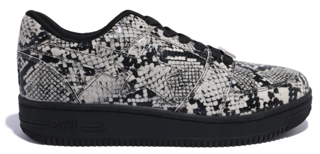 A Bathing Ape Bape Sta Low Snakeskin (2020)