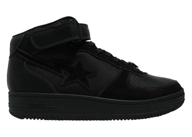 A Bathing Ape Bape Sta Mid Black