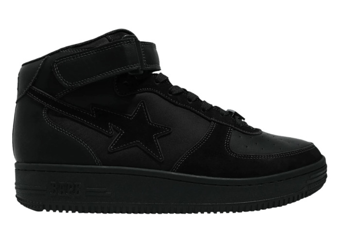 A Bathing Ape Bape Sta Mid Black