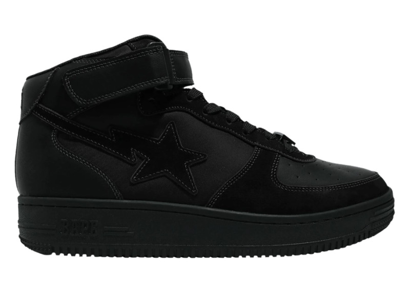 A Bathing Ape Bape Sta Mid Black