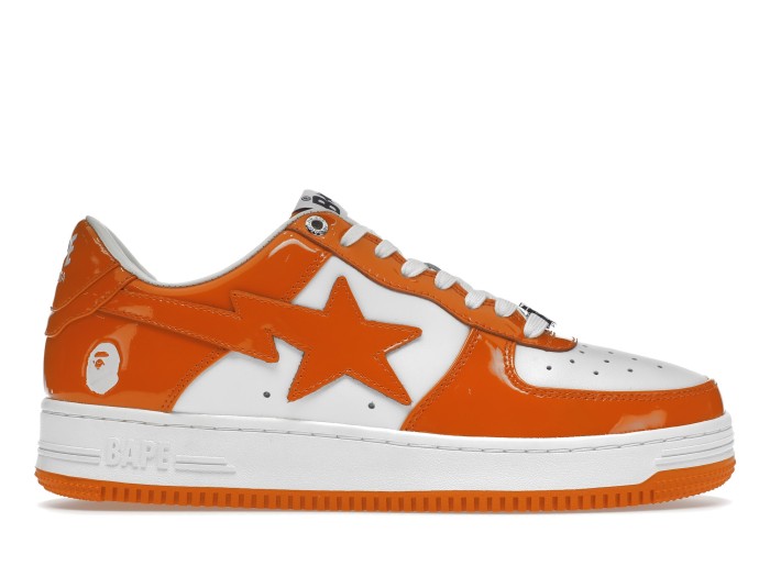 A Bathing Ape Bape Sta Low Orange