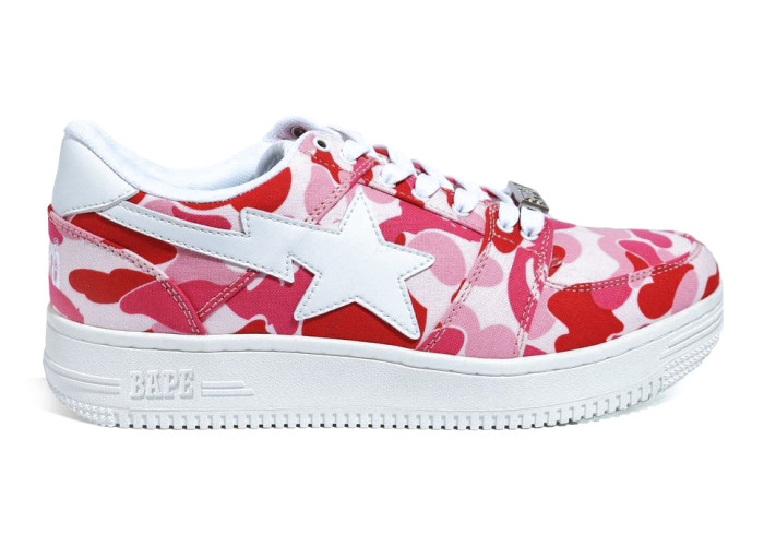 A Bathing Ape Bape Sta Low ABC Camo Pink (GS)