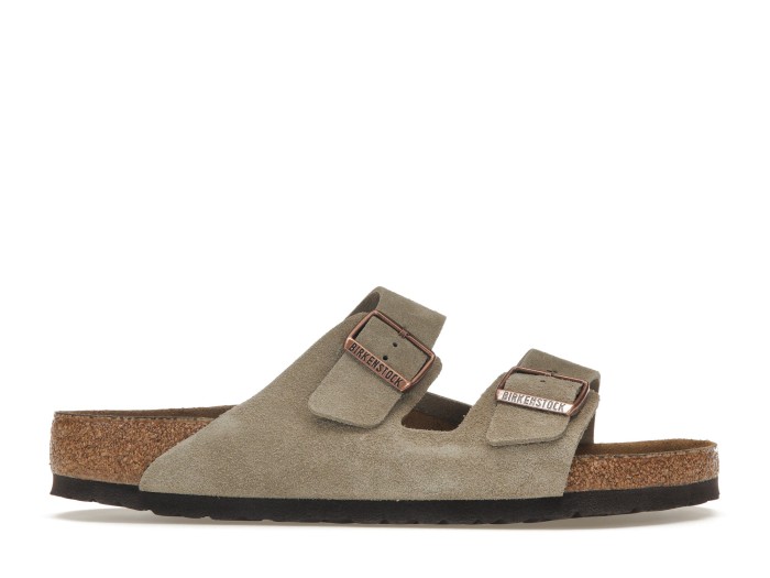 Birkenstock Arizona Soft Footbed Suede Taupe