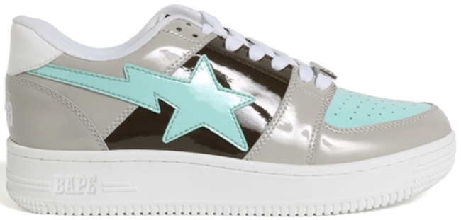 A Bathing Ape Bape Sta Low Grey Mint Brown (2019)