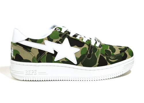 A Bathing Ape Bape Sta Low ABC Camo Green (GS)