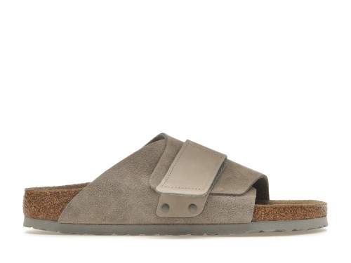 Birkenstock Kyoto Nubuck Suede Stone Coin