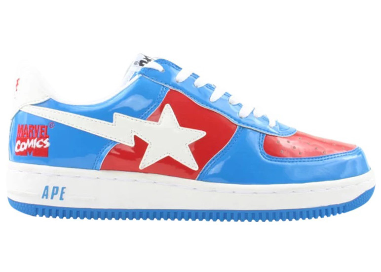 A Bathing Ape Bape Sta Low Marvel Comics Captain America