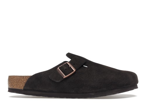 Birkenstock Boston Soft Footbed Suede Mocha