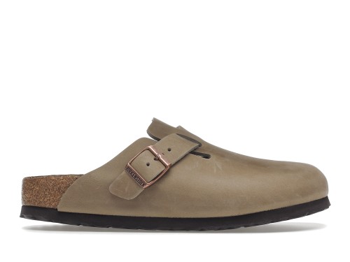 Birkenstock Boston Soft Footbed Oiled Leather Tobacco Brown