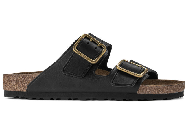 Birkenstock Arizona Bold Leather Roast Black