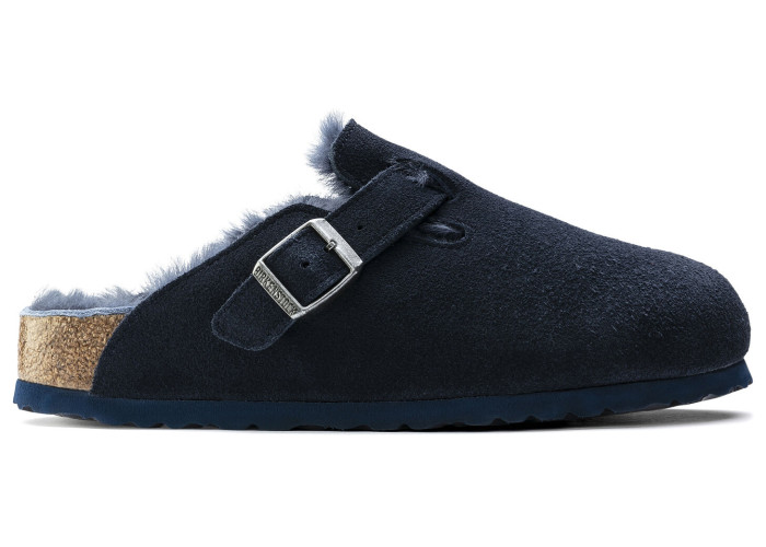 Birkenstock Boston Shearling Suede Night