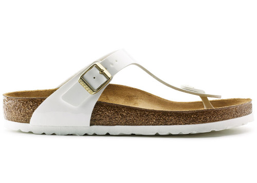 Birkenstock Gizeh Patent White (Women's)