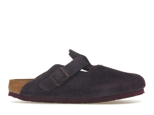Birkenstock Boston Soft Footbed Suede Wine (Narrow)