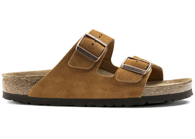 Birkenstock Arizona Soft Footbed Suede Mink
