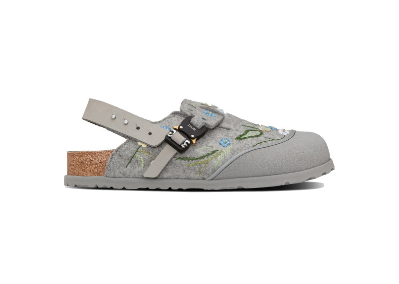 Dior by Birkenstock Mule Tokio Felted Wool Flowers
