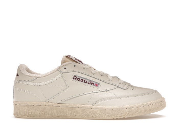 Reebok Club C 85 Chalk Alabaster Maroon