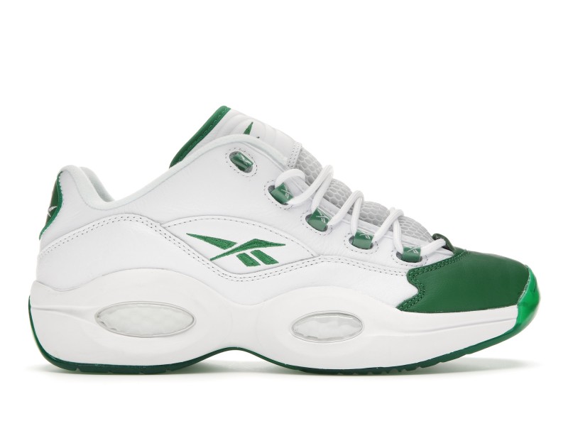 Reebok Question Low Green Toe