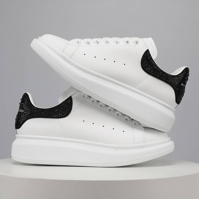 Alexander McQueen Oversized White Black Crystals