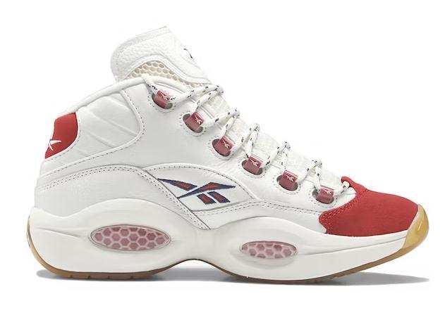 Reebok Question Mid Vintage Red Toe