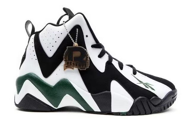 Reebok Kamikaze II Black Green OG