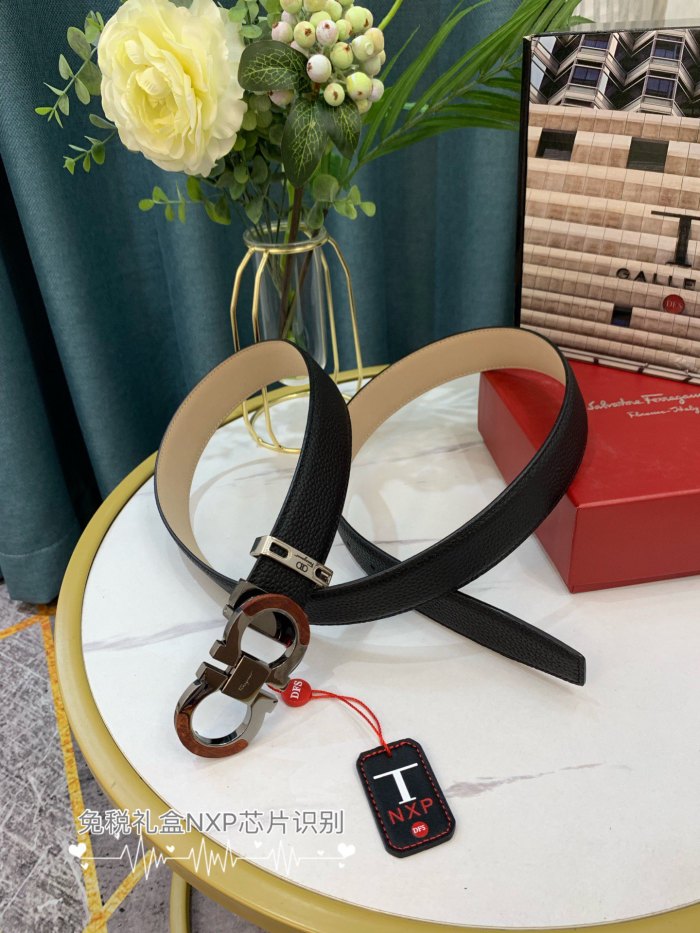 Streetwear Belt Ferragamo 319041 SIZE:3.5cm