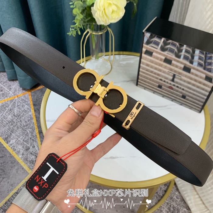 Streetwear Belt Ferragamo 319054 SIZE:3.5cm