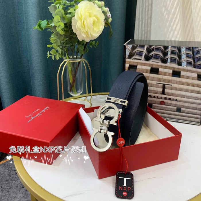 Streetwear Belt Ferragamo 319053 SIZE:3.5cm