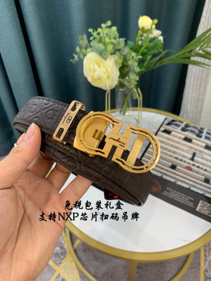 Streetwear Belt Ferragamo 319061 SIZE:3.5cm