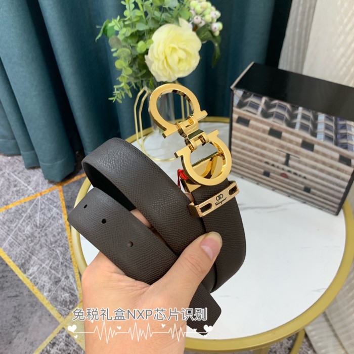 Streetwear Belt Ferragamo 319054 SIZE:3.5cm