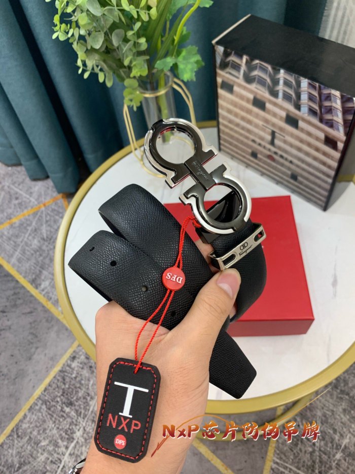 Streetwear Belt Ferragamo 319085 SIZE:3.5cm