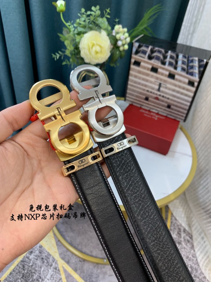 Streetwear Belt Ferragamo 319049 SIZE:3.5cm