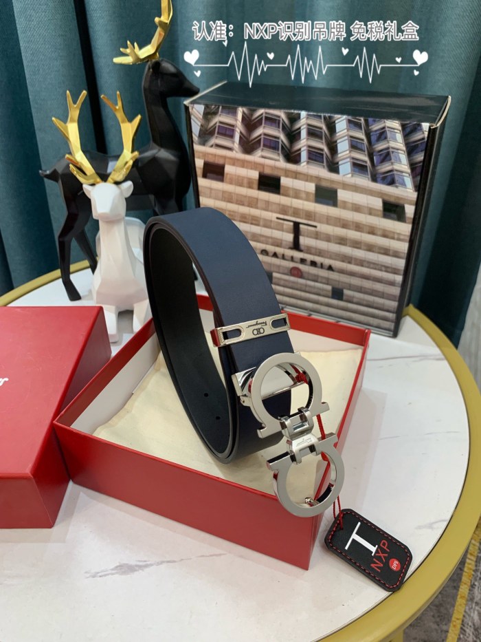 Streetwear Belt Ferragamo 319005 SIZE:3.5cm