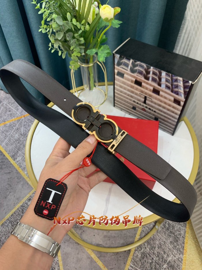 Streetwear Belt Ferragamo 319084 SIZE:3.5cm