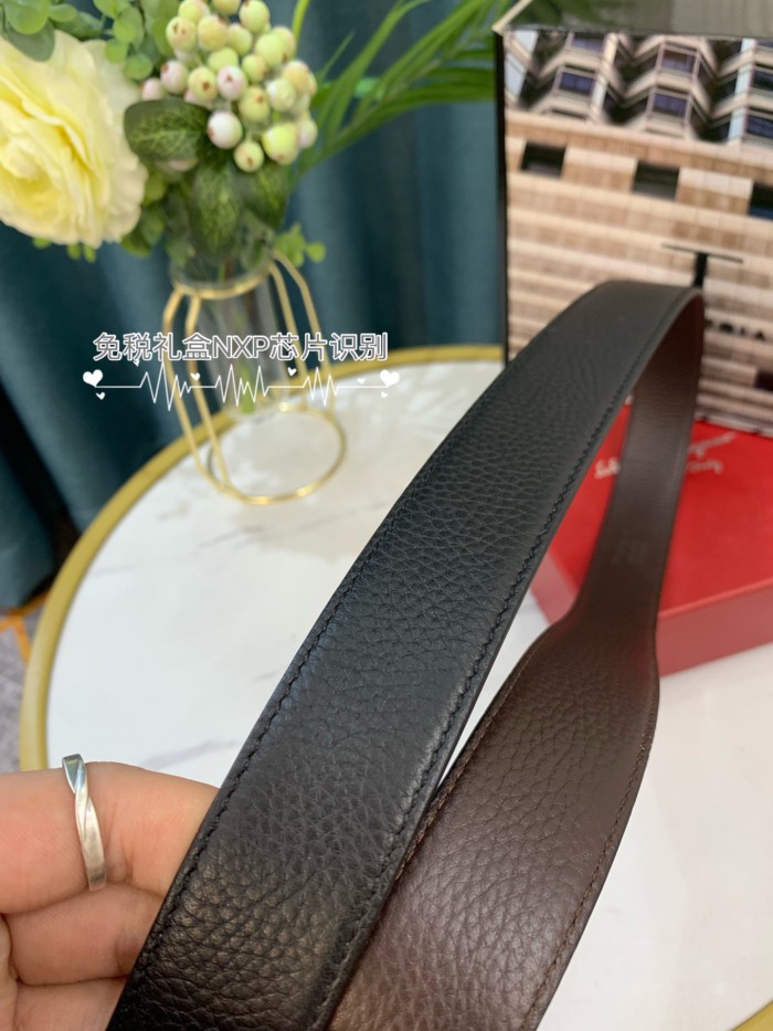 Streetwear Belt Ferragamo 319042 SIZE:3.5cm
