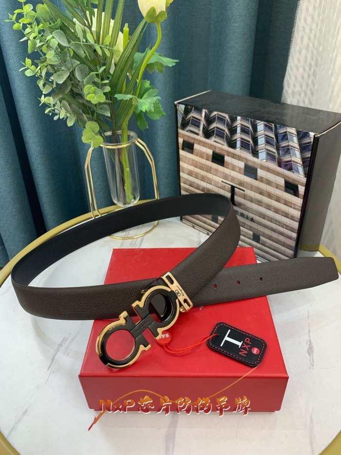 Streetwear Belt Ferragamo 319084 SIZE:3.5cm