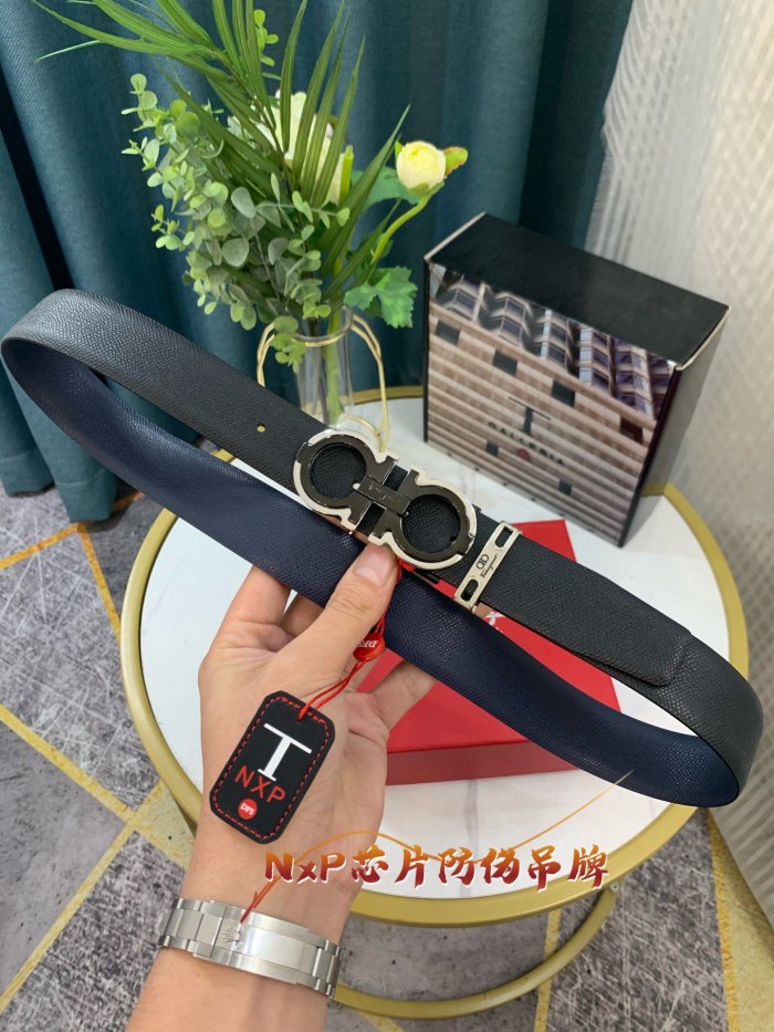 Streetwear Belt Ferragamo 319085 SIZE:3.5cm