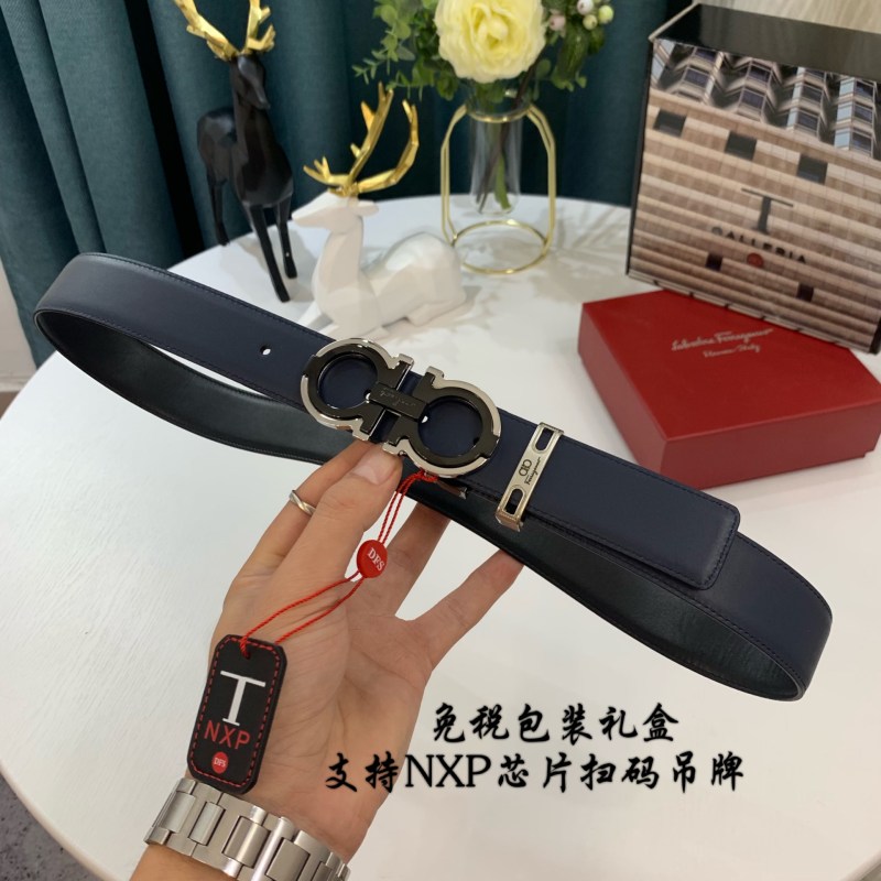 Streetwear Belt Ferragamo 319037 SIZE:3.5cm