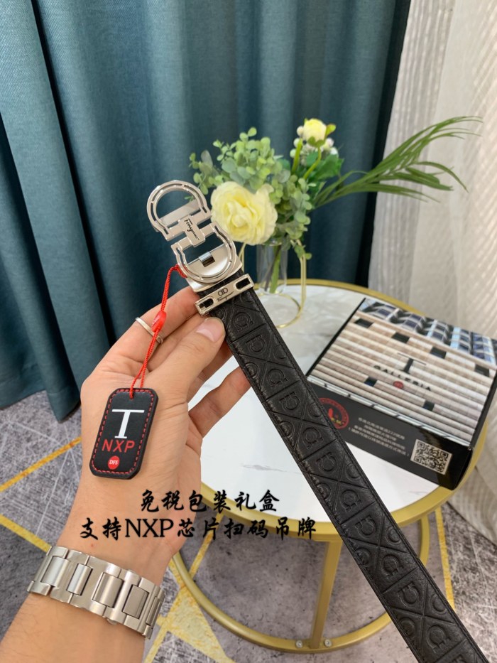 Streetwear Belt Ferragamo 319062 SIZE:3.5cm