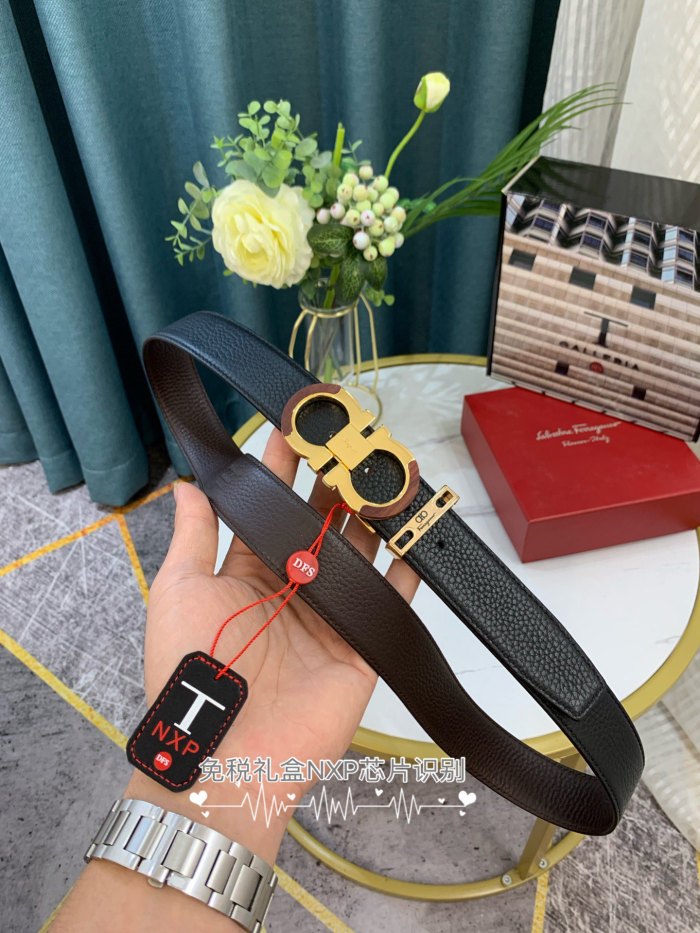 Streetwear Belt Ferragamo 319042 SIZE:3.5cm