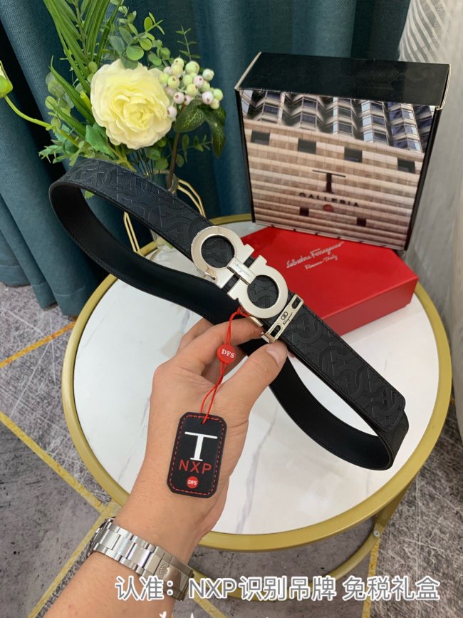 Streetwear Belt Ferragamo 319081 SIZE:3.5cm