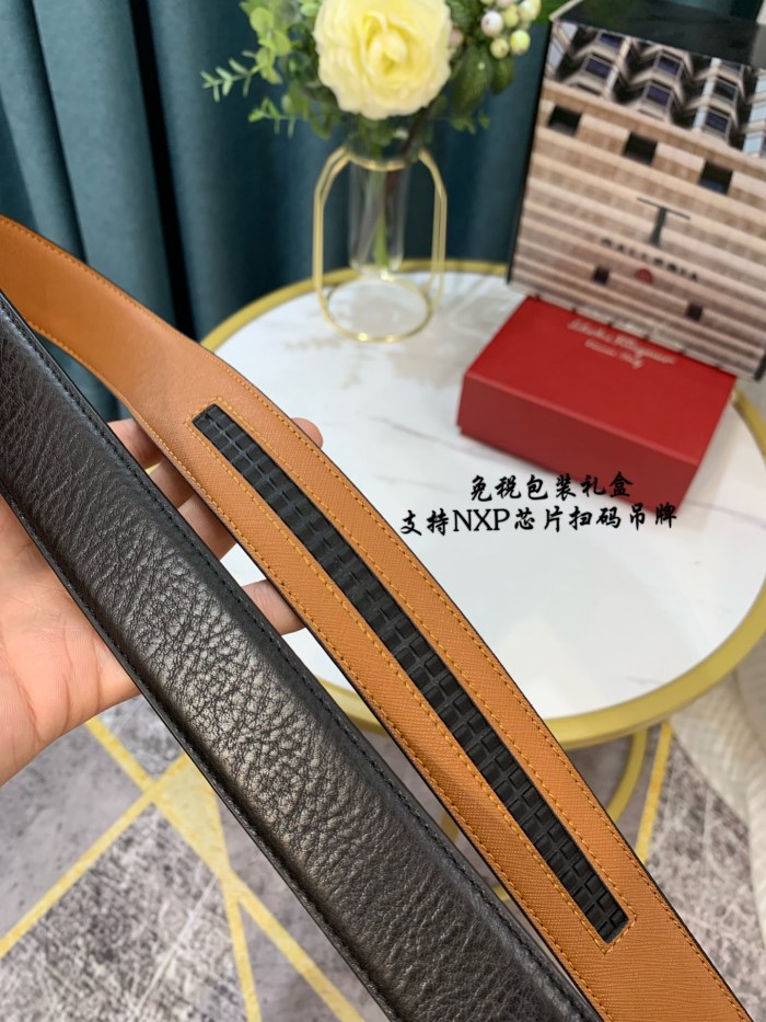 Streetwear Belt Ferragamo 319049 SIZE:3.5cm