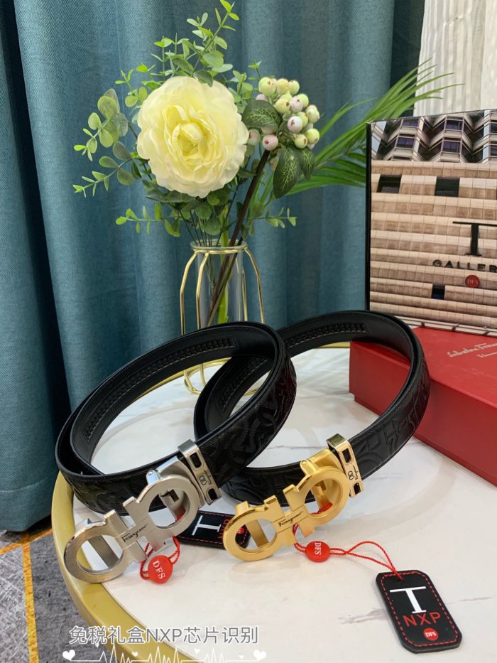 Streetwear Belt Ferragamo 319057 SIZE:3.5cm